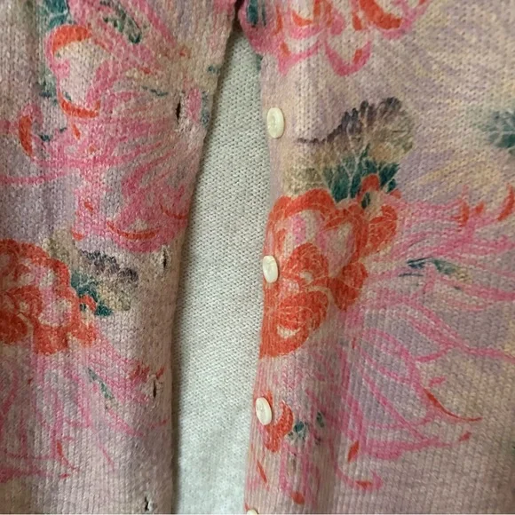 Floral Button Up Sweater - Picture 2 of 8
